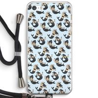Zeemeermin: iPhone 5 / 5S / SE Transparant Hoesje met koord