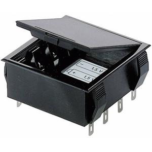 Bopla 46600000 Batterijhouder 4 AA (penlite), 9V (blok) Soldeeraansluiting (l x b x h) 65 x 65 x 21.5 mm