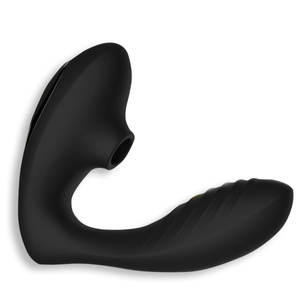 Air-Pulse Massage Lover Duo Vibrator - Zwart