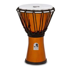 Toca TFCDJ-7MO Freestyle Colorsound djembe 7 inch metaal-oranje