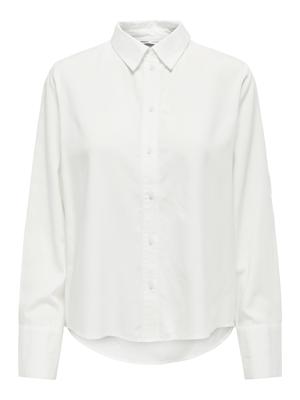 Only Onlberit Life L/s Shirt Wvn Blouse Snow White