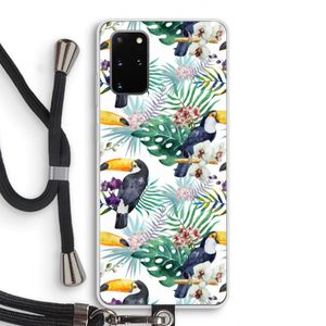 Tukans: Samsung Galaxy S20 Plus Transparant Hoesje met koord