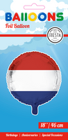 Folieballon Nederlandse Vlag (46cm)