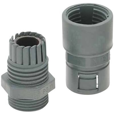 HELU 903469-50 Slangbevestiging Zwart M25 Recht 1 stuk(s)