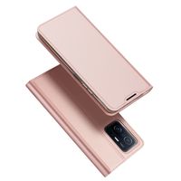 Dux Ducis - Slim bookcase hoes - Xiaomi 11T / 11T Pro - Rose Goud