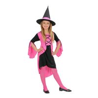 Halloween heksenjurk roze kinderen