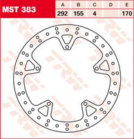 TRW Remschijf, remschijven voor de moto, MST383