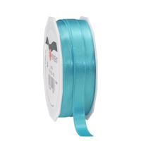 Cadeaulint Satijn - 1 cm x 25 meter - turquoise - cadeaus inpakken - sierlint