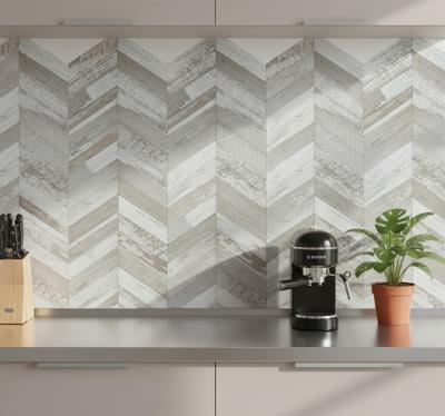 Tegelsticker rustic v-plank