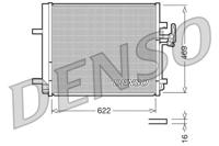 Condensor, airconditioning DENSO, u.a. für Land Rover, Ford, Volvo