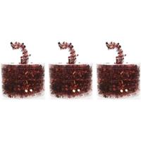 3x Rode kerstboomslingers 700 cm - Kerstslingers - thumbnail