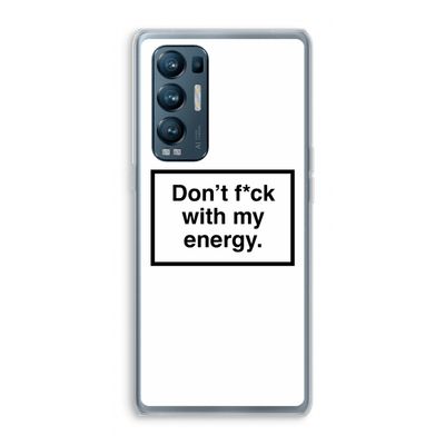 My energy: Oppo Find X3 Neo Transparant Hoesje