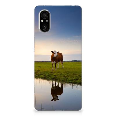 Sony Xperia 5 V | TPU Hoesje | Koe
