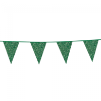 Vlaggetjes glitters (Groen)