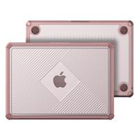Dux Ducis MacBook Air 15 inch (2023-2025) Armor Pattern cover hoes - case - Roze