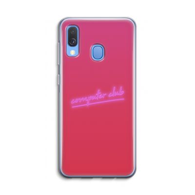 Vice Glow: Samsung Galaxy A40 Transparant Hoesje