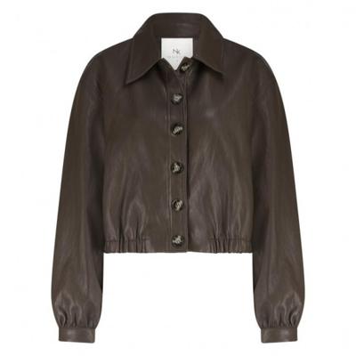 Nukus - Bruin | Dames | Jasje | Bruin | 3XL | regular | Kamst mode