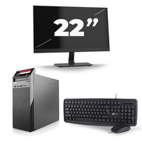 Lenovo ThinkCentre Edge 72 Tower - Intel Core i7-3e Generatie - 16GB RAM - 256GB SSD - Windows 10 + 1x 22 inch Monitor