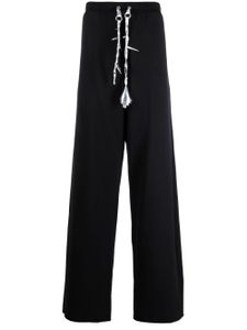 JORDANLUCA pantalon de jogging Ruby en coton - Noir