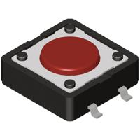 Diptronics DTSM-65K-V-T/R Toetsschakelaar 12 V/DC 50 mA 1x uit/aan Moment (l x b x h) 9 x 6.20 x 9.50 mm 1 stuk(s) - thumbnail