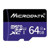 MICROGEGEVENS 64GB U1 paars en zwart TF (Micro SD) geheugenkaart