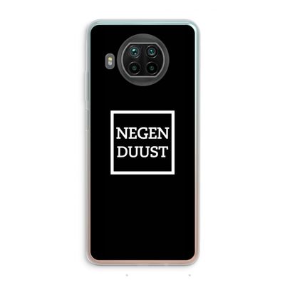 Negenduust black: Xiaomi Mi 10T Lite 5G Transparant Hoesje