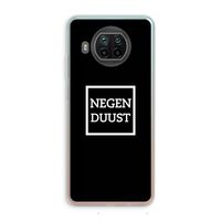 Negenduust black: Xiaomi Mi 10T Lite 5G Transparant Hoesje