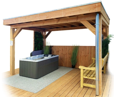 Veranda Robuust 400x400 cm - Buitengewoon de boet
