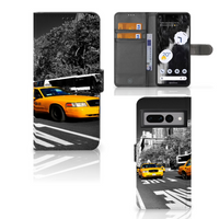 Google Pixel 7 Pro Flip Cover New York Taxi