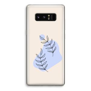 Leaf me if you can: Samsung Galaxy Note 8 Transparant Hoesje