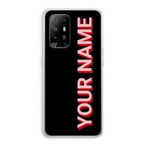 Namecase: Oppo A94 5G Transparant Hoesje
