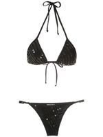 Amir Slama bikini à design brodé de sequins - Noir - thumbnail