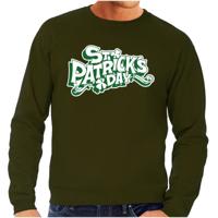 St. Patricksday sweater - groen - voor heren - St Patrick's day kleding