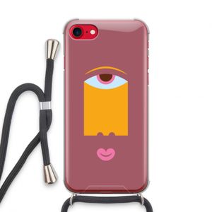 Mono V: iPhone SE 2020 Transparant Hoesje met koord
