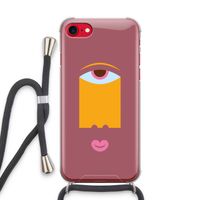 Mono V: iPhone SE 2020 Transparant Hoesje met koord