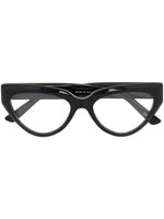 Balenciaga Eyewear lunettes de soleil à monture papillon - Noir