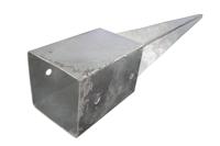 Waelbers Paalhouder mpunt 91x750 mm fv