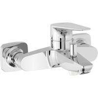 Badkraan Tres Canigó | Opbouw | Mengkraan | Incl.Handdoucheset | 2-weg | hoh 15 cm | 1-hendel | Rond | Chroom