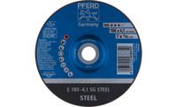 PFERD 62217426 E 180-4,1 SG STEEL Afbraamschijf gebogen Diameter 180 mm Boordiameter 22.23 mm Staal 10 stuk(s)