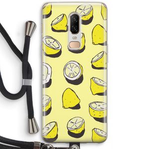 When Life Gives You Lemons...: OnePlus 6 Transparant Hoesje met koord
