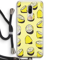 When Life Gives You Lemons...: OnePlus 6 Transparant Hoesje met koord