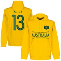 Australië Mooy 13 Team Hooded Sweater