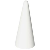 Piepschuim kegel - wit - H21 cm - styropor vormen - Hobby/diy - knutselmateriaal Piepschuim kegel - wit - H21 cm - styropor vormen - Hobby/diy - knutselmateriaal
