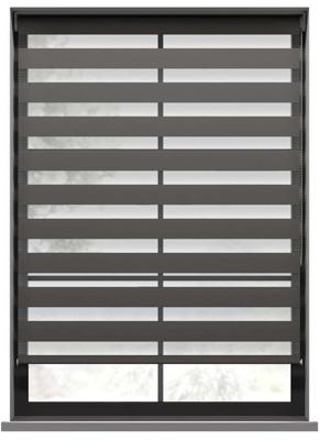 Duo Rolgordijn - Nobis grijs Duo Rolgordijn - Nobis grijs