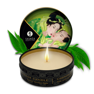 Shunga Mini Massagekaars - Exotische Groene Thee - 1 oz / 30 ml