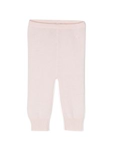 Bonpoint legging en cachemire à logo brodé - Rose