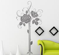 Sticker decoratieve rozen