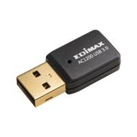 Edimax Wireless AC1200 Dual-Band MU-MIMO USB 3.0 Adapter Wi-Fi Zwart | 1 stuks - EW-7822UTC EW-7822UTC - thumbnail