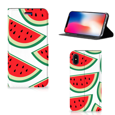 Apple iPhone X | Xs | Flip Style Cover | Watermelons