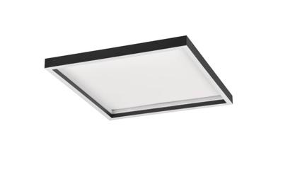 Trio Vierkante zwarte plafonniereRotonda - R64502932